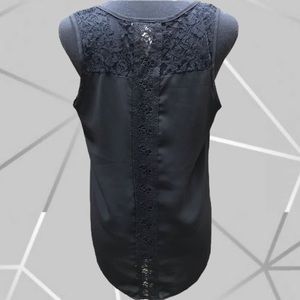 Tea n rose embellished chiffon top